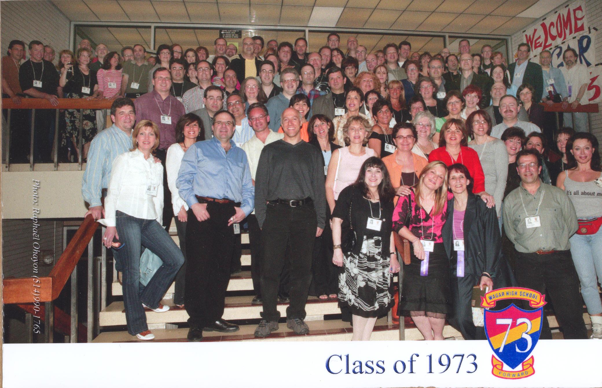 Wagar Class of 1973 Group Photo